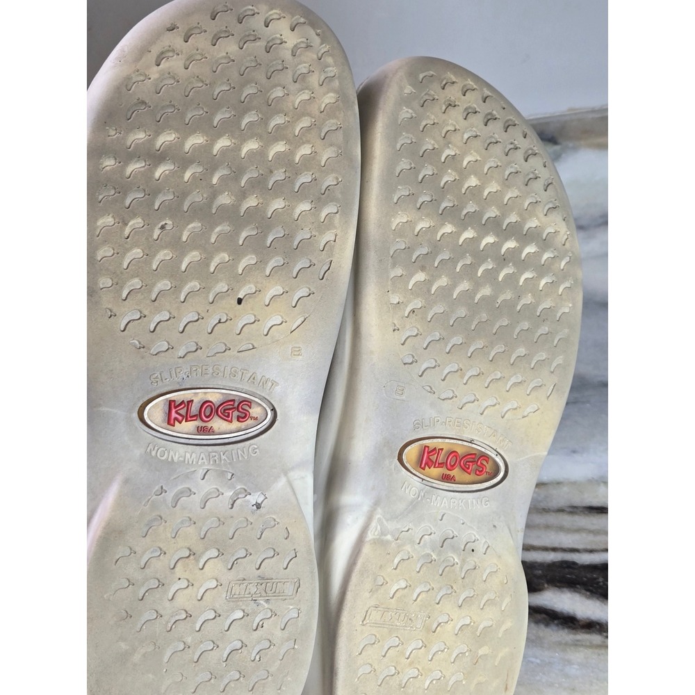 Klogs USA Women 8 Pearl White Slip Resistant Professional Clogs Work Shoes - Picture 6 of 8
